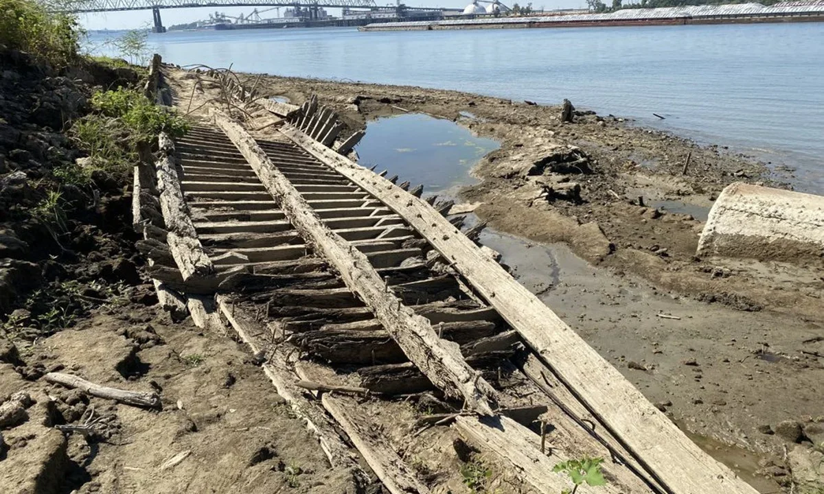 Drought Reveals Sunken Ships Hidden for Nearly a Century